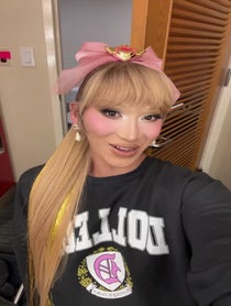 Poster for Birthday video from Plastique Tiara