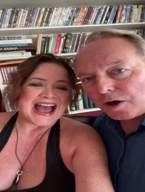 Poster for Birthday video from Amy Robbins and  Robert Daws
