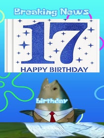 Poster for Birthday video from TALKINGFISHNEWS