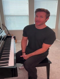 Poster for Birthday video from Ashley Parker Angel