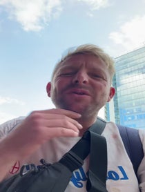 Poster for Birthday video from Snowy