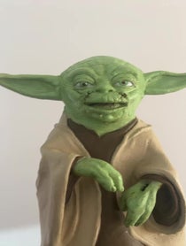 Poster for Birthday video from The Puppet Yoda