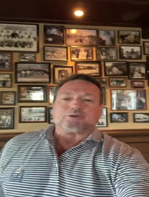 Poster for Birthday video from Bob Stoops