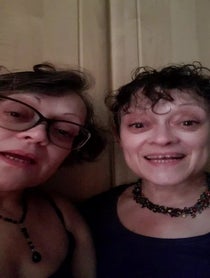 Poster for Birthday video from The Shining Twins