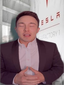 Poster for Birthday video from Elon Musk Lookalike