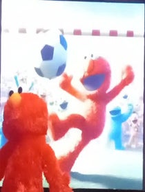 Poster for Pep Talk video from Elmo Cookie Monster and Friends