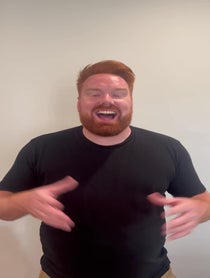 Poster for Birthday video from Michael O’Brien
