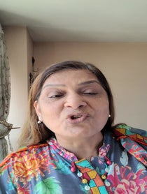 Poster for Birthday video from Sima Taparia