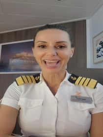 Poster for Birthday video from Captain Kate McCue