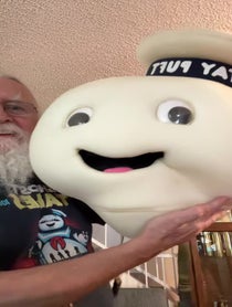 Poster for Birthday video from Billy Bryan Mr. Staypuft Marshmallow Man
