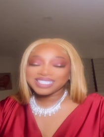 Poster for Birthday video from Trina