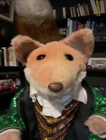 Poster for Birthday video from Basil Brush