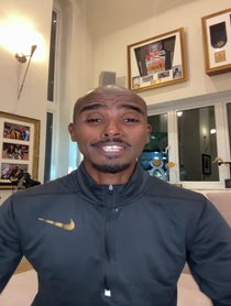 Poster for Birthday video from Sir Mo Farah