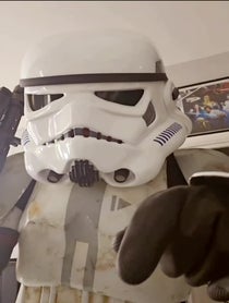 Poster for Pep Talk video from Stormtrooper Simon