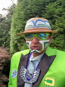 Poster for Birthday video from Captain Seahawk