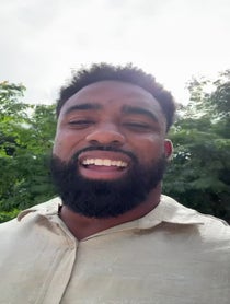 Poster for Birthday video from Raheem Mostert