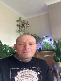 Poster for Birthday video from Simon keys