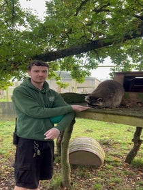 Poster for Birthday video from Ralph the Raccoon