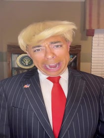 Poster for Birthday video from Rob Trump
