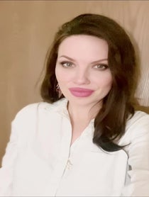 Poster for Birthday video from Angelina Jolie Impersonator