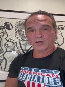 Poster for Birthday video from Dan Clark - “NITRO” - American Gladiators