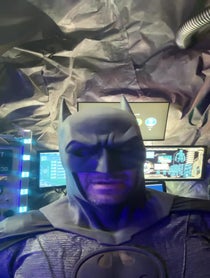 Poster for Pep Talk video from Batman Dark Knight