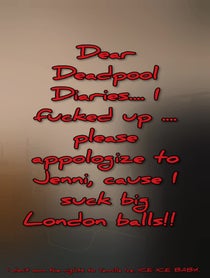 Poster for Roast video from Deadpool Diaries