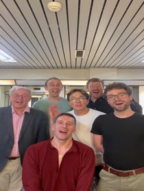 Poster for Birthday video from The King’s Singers