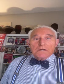 Poster for Pep Talk video from Roger Stone