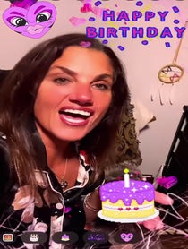 Poster for Birthday video from Charlene DeCicco