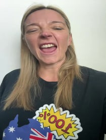 Poster for Birthday video from Elle Dawe