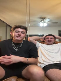 Poster for Pep Talk video from Luke & Cam