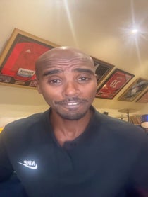 Poster for Birthday video from Sir Mo Farah
