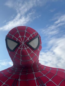 Poster for Pep Talk video from Spider-Man