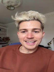 Poster for Birthday video from James McVey