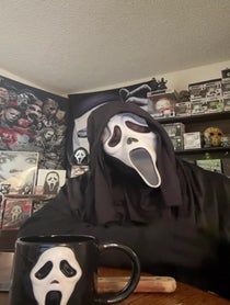 Poster for Birthday video from The Ghost Face