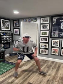 Poster for Birthday video from Cowboys Super Fan  Mike Tag