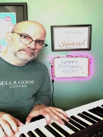 Poster for Birthday video from Bill Larkin
