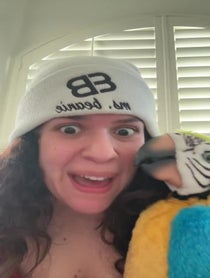 Poster for Birthday video from Jennifer Kassir (Ms. Beanie)