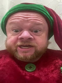 Poster for Holiday video from Christmas Elf