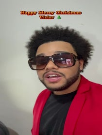 Poster for Holiday video from Marcos Kennedy | The Weeknd Impersonator