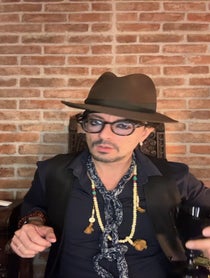 Poster for Birthday video from Johnny Depp Impressionist