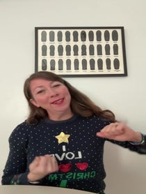 Poster for Holiday video from Nikki Monninger