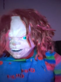 Poster for Birthday video from Chucky