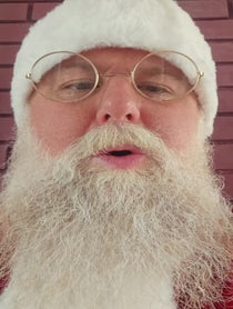 Poster for Holiday video from Santa D.J.