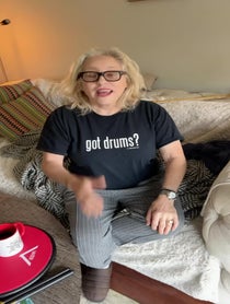 Poster for Birthday video from Gina Schock