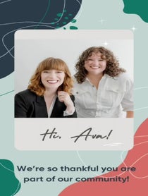 Poster for Pep Talk video from Sarah & Beth (Pantsuit Politics)