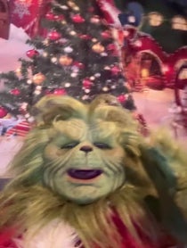 Poster for Birthday video from The grinch