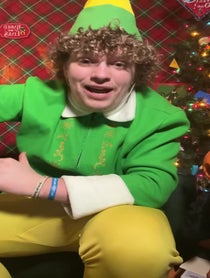 Poster for Holiday video from Buddy The Elf