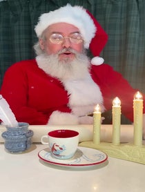 Poster for Holiday video from Canadian Santa Claus